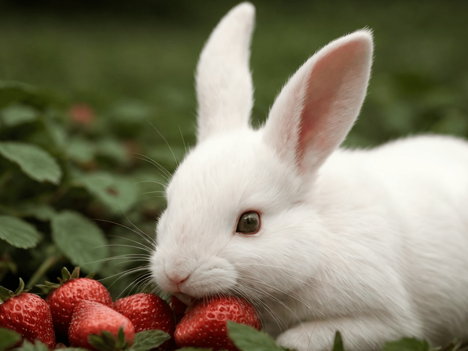 Mag een konijn aardbei?