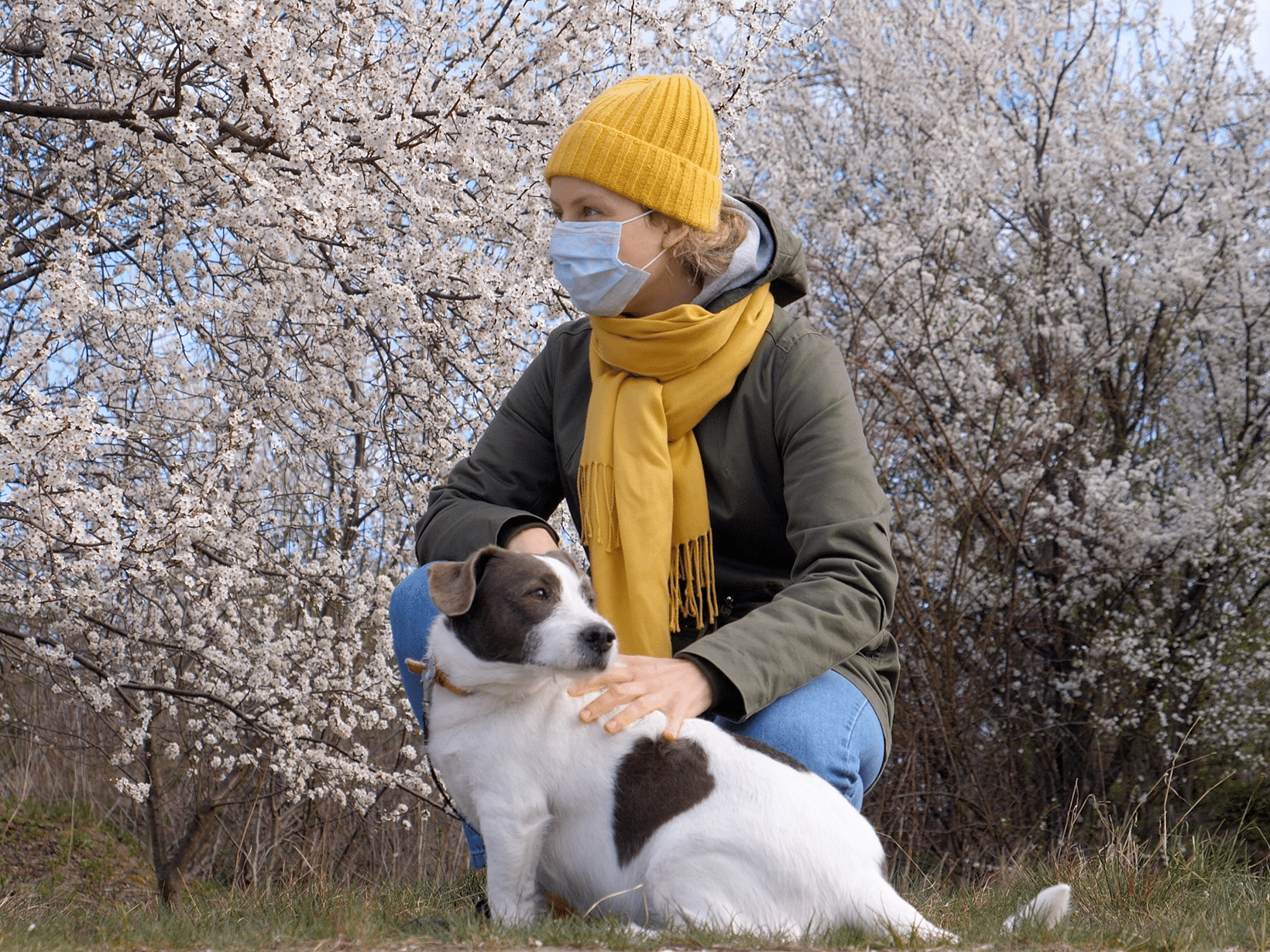 Mag je de hond uitlaten als je corona hebt?