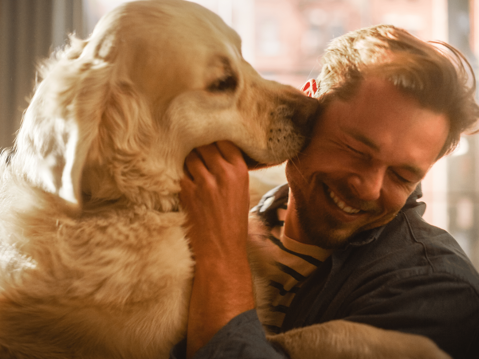 Waarom wast een hond mij?